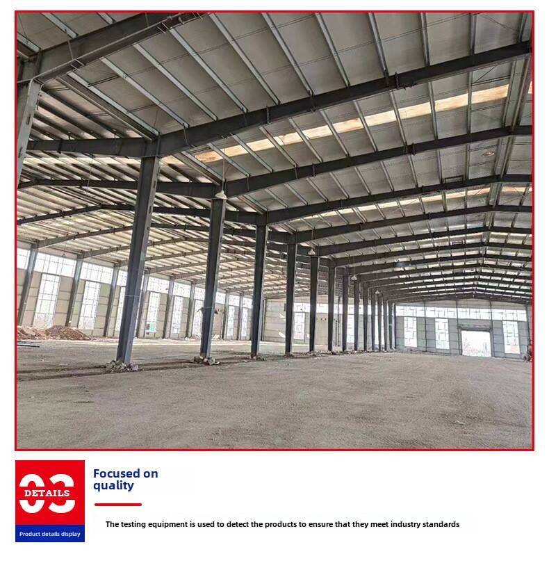 product factory warehouse light steel structure building multi layer engineering construction custom steel fabrication installation-3