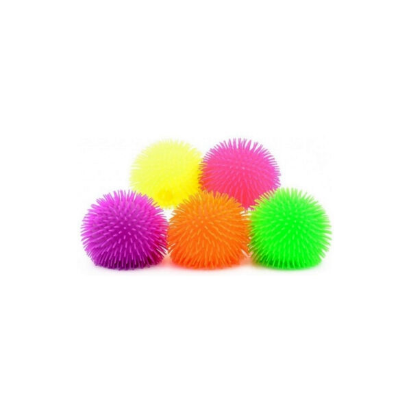 The charmingly simple design of the classic fluffy rubber ball