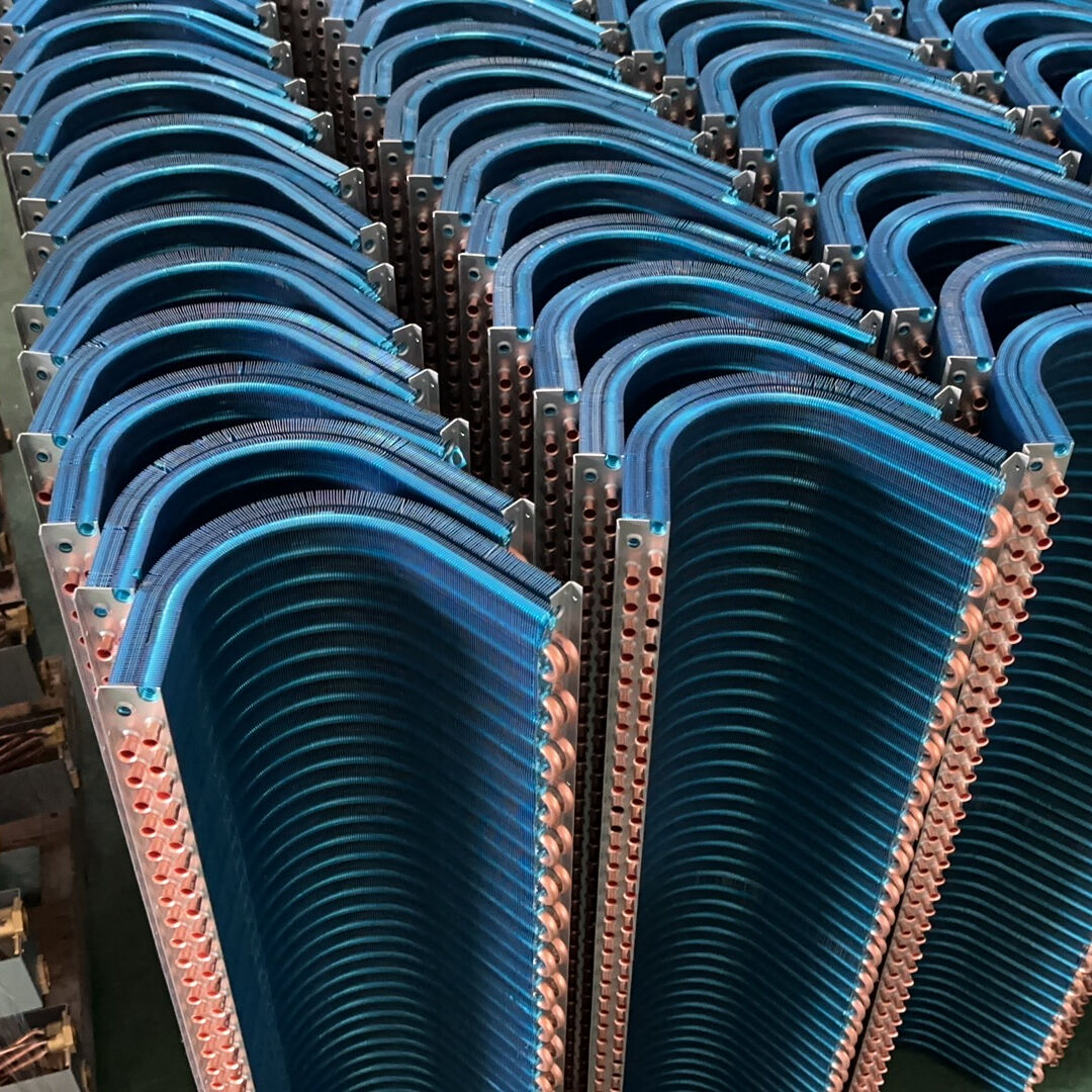 U/2A Customized U-Shaped Fin Tube Heat exchanger evaporator for refrigeration air-conditioner factory