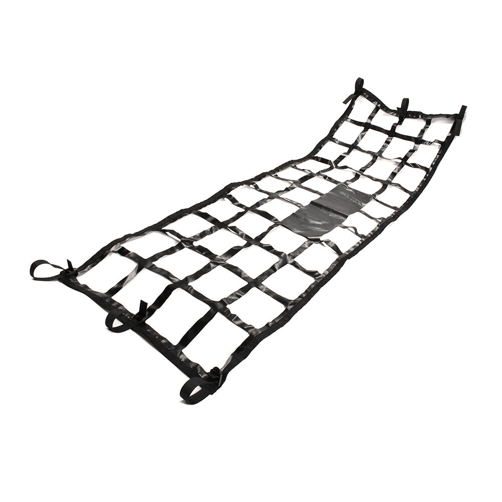 adjustable buckle strap 1100lbs cargo net for pickup truck bed details