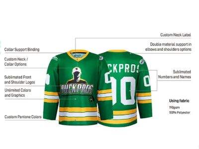 Výhody sublimačních hokejových dresů pro zakázky velkého množství