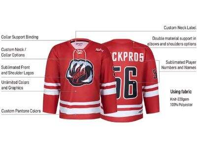 Trvanlivost materiálu hokejových dresů pro profesionální hru