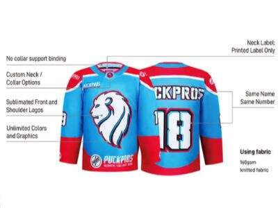Vlastní hokejové dresy s vyšitím vs. sublimací
