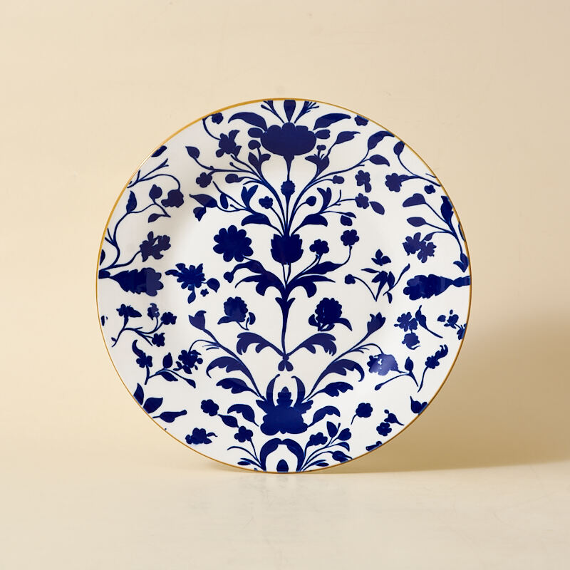 Simple Style Ceramic Tableware Set Embroidered Series Suitable for Households Hotels and Campsites - Wholesale Sales details