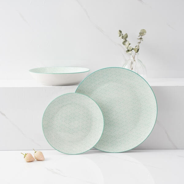Functional and chic stoneware dish set for your kitchen collection