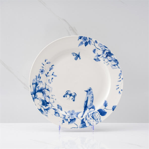 Add a touch of old-world elegance to your table setting with vintage porcelain plates