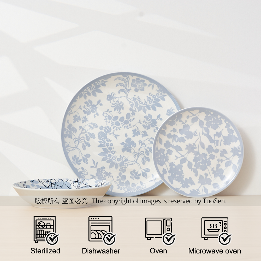 Wholesale Custom Made White Porcelain Dinnerware Sets Various Sizes Dinner Plates for Hotels factory