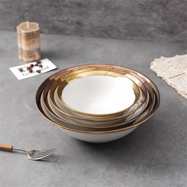 Durable and easy to clean serving bowl set for everyday use