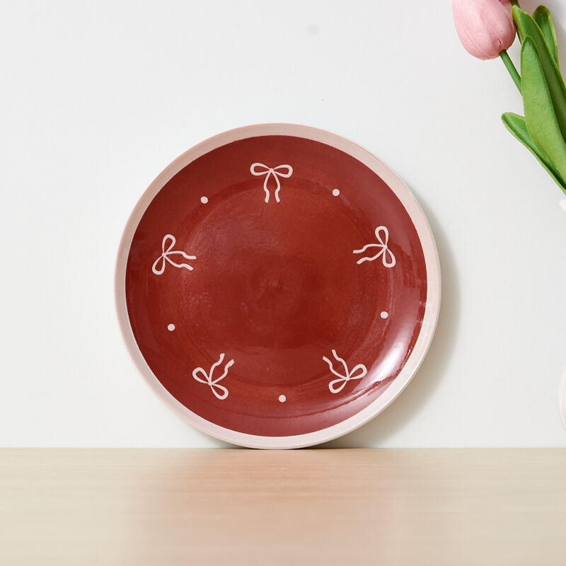 Wholesale Custom Made White Porcelain Ceramic Plates in Various Sizes Suitable for Household  Dishwasher Microwave Safe factory