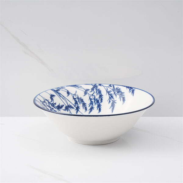 Convenient and practical ceramic cereal bowls for everyday use.