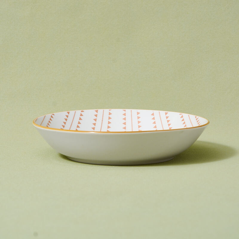 Eco-Friendly Simple Style Ceramic Porcelain Dinnerware Set Dishwasher Safe Tableware for Home Hotel Durable Food Serving Plates details