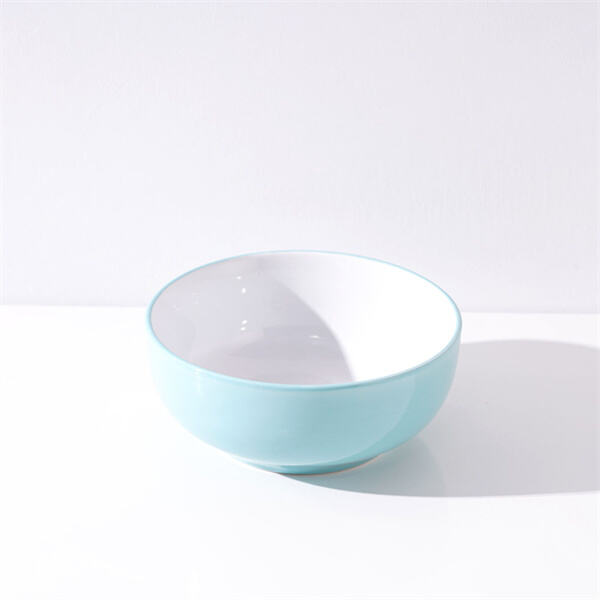 The allure of a blue ceramic bowl