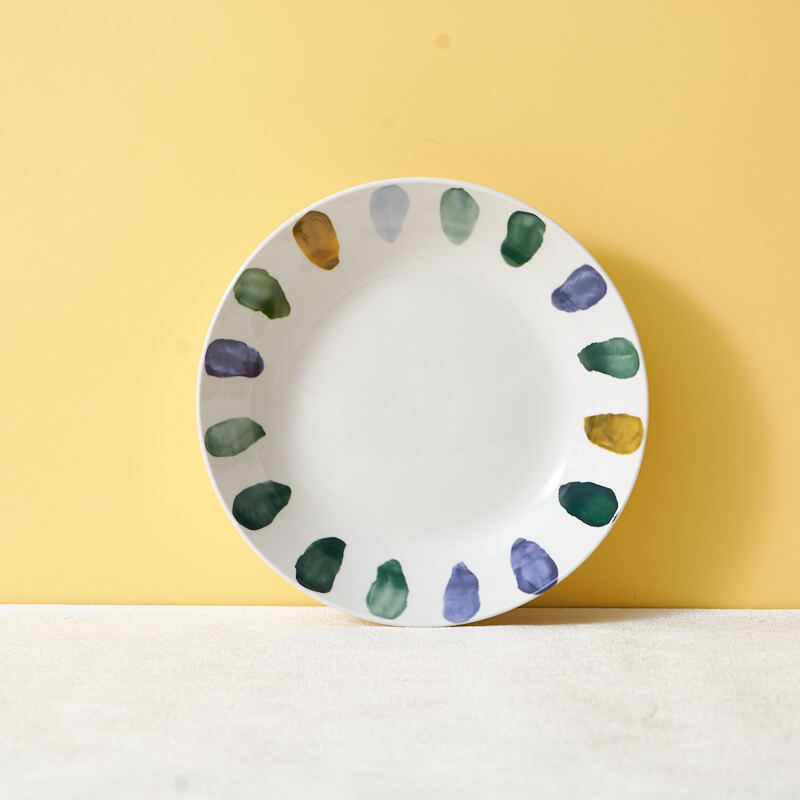 Luxury White Ceramic Dinner Set Durable Bowls and Cute Making Machine Customizable in Bulk for Restaurants manufacture