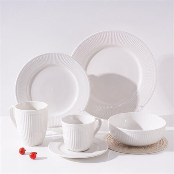 Complete your table setting with a beautifully crafted ceramic dinner se