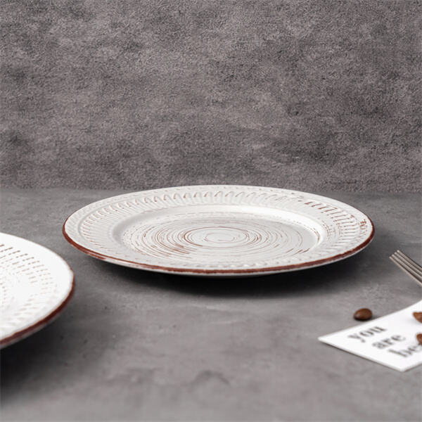 The delicate beauty of hand-painted porcelain plates