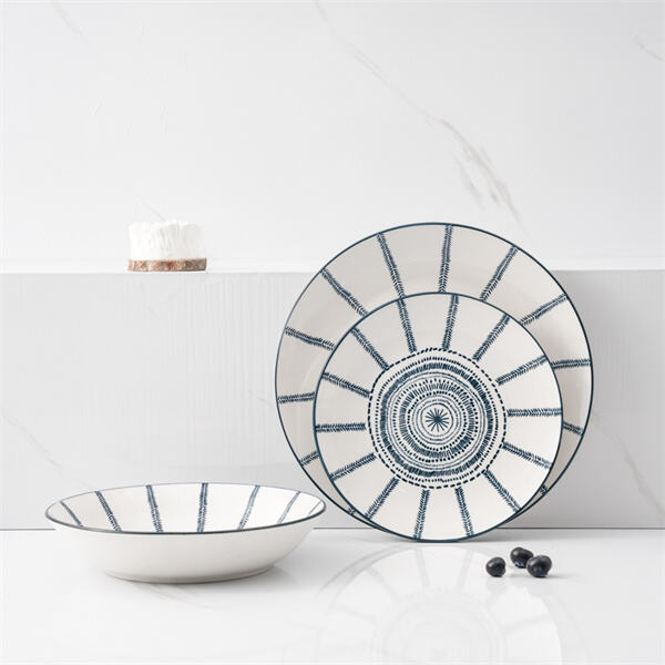 Add a touch of sophistication to your table with exquisite porcelain china dinner sets.