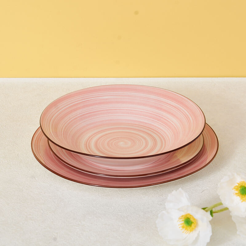 Commercial White Ceramic Dinner Plate Sectional Serving Set with Dishwasher & Microwave Safe manufacture