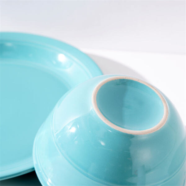 The unique charm of a blue ceramic bowl