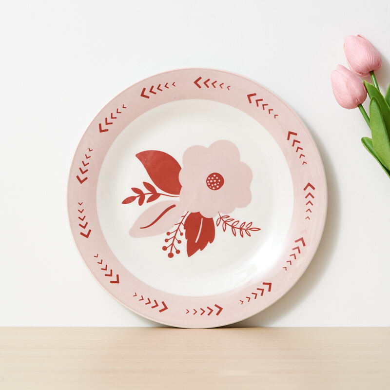 Wholesale Custom Made White Porcelain Ceramic Plates in Various Sizes Suitable for Household  Dishwasher Microwave Safe details
