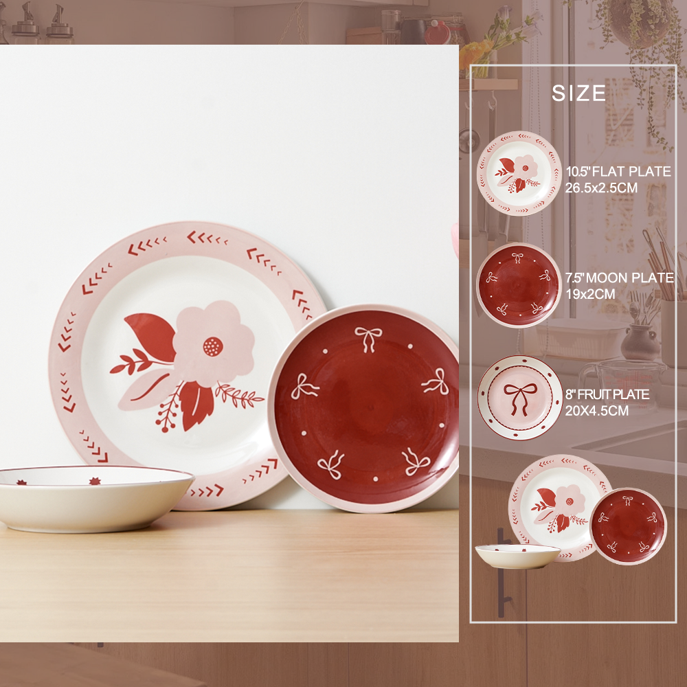 Wholesale Custom Made White Porcelain Ceramic Plates in Various Sizes Suitable for Household  Dishwasher Microwave Safe manufacture