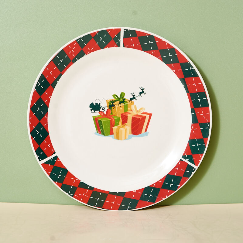 Premium Ceramic Dinnerware Set Christmas Tableware Trendy Modern Design Perfect As a Gift for Home Chefs & Restaurants manufacture