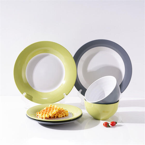 Impress your guests with a chic ceramic dinnerware se