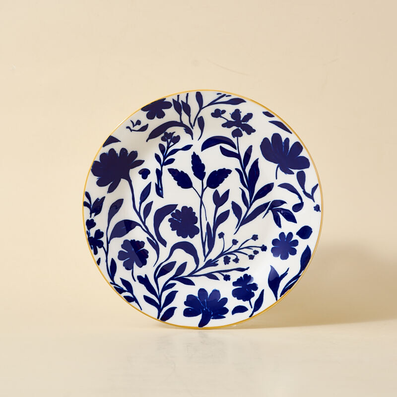 Simple Style Ceramic Tableware Set Embroidered Series Suitable for Households Hotels and Campsites - Wholesale Sales details