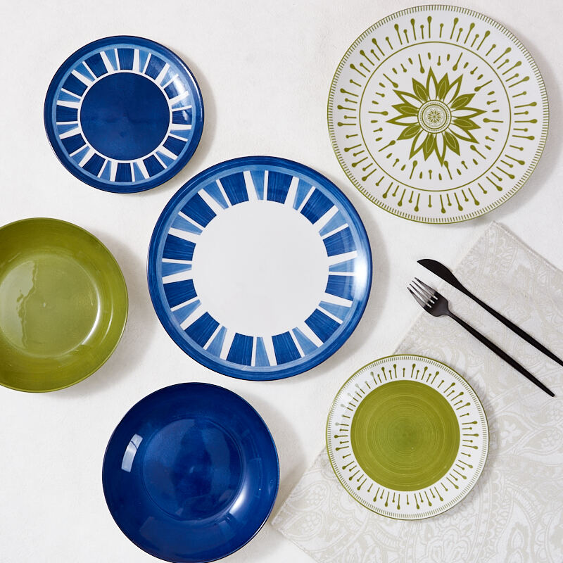 Wholesale Porcelain Tableware Sets with Minimalist Design Dishwasher Safe for Home & Restaurant Use Customizable Colors Patterns factory