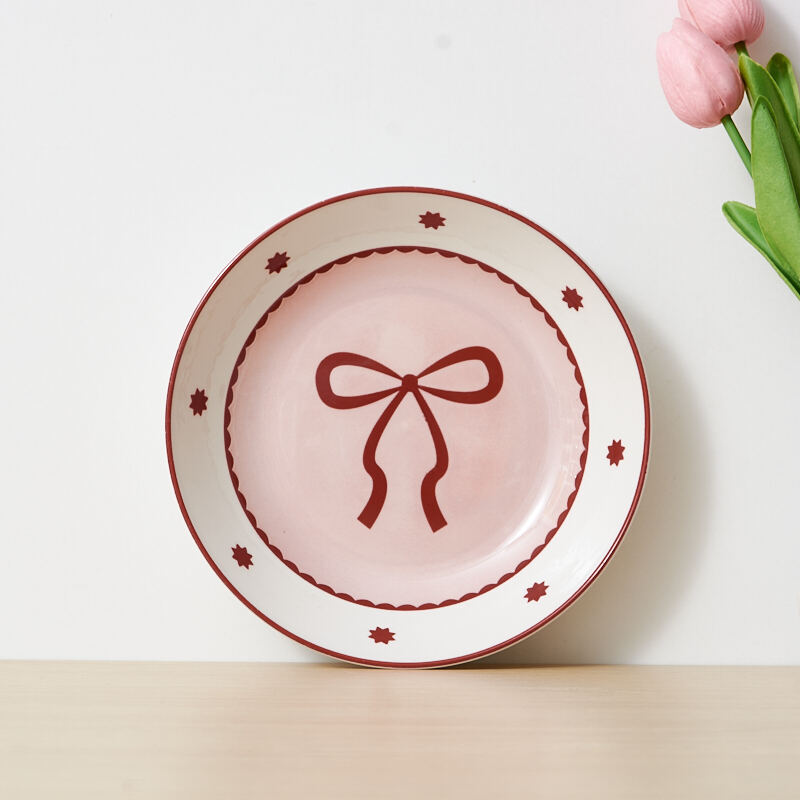 Wholesale Custom Made White Porcelain Ceramic Plates in Various Sizes Suitable for Household  Dishwasher Microwave Safe factory