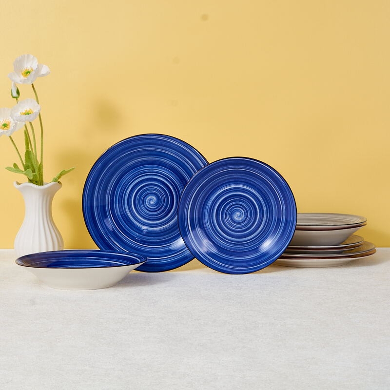 Commercial White Ceramic Dinner Plate Sectional Serving Set with Dishwasher & Microwave Safe details