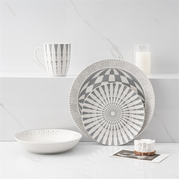 Transform your meals into a gourmet experience with modern dinner sets from top designers.