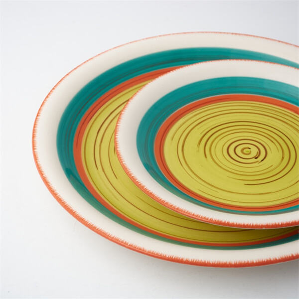 Versatile and durable ceramic plates for everyday use