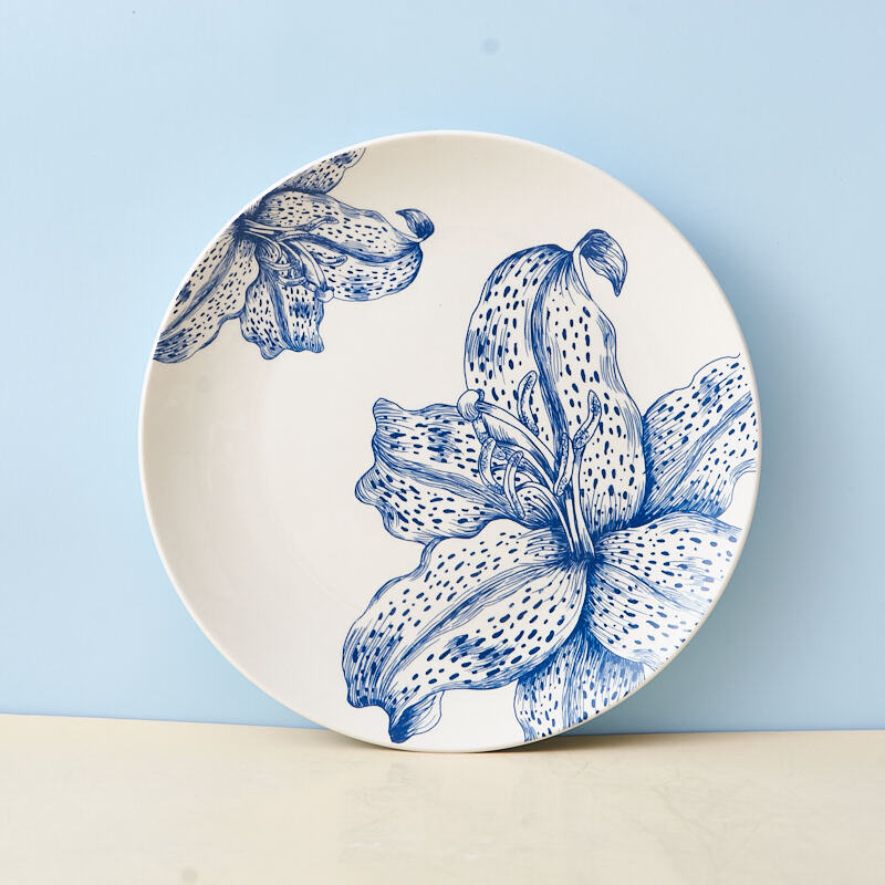 Wholesale 20-Piece Ceramic Daily Use Dinnerware Set Classic Design for Home & Hotels Includes Plates Bowls Cups manufacture