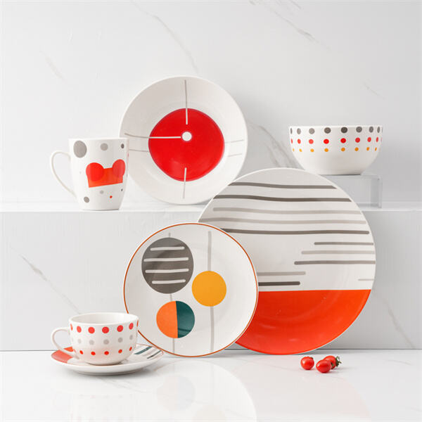 Add elegance to your meals with a sophisticated dinner porcelain se
