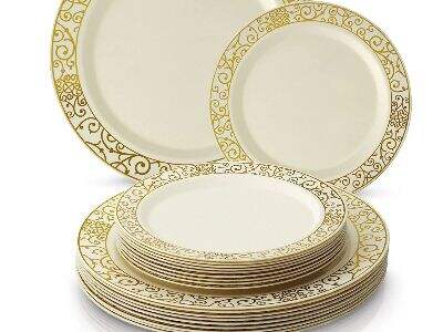 Colored Plates vs. Golden Plates: Which Style Transforms Your Dining Experience?