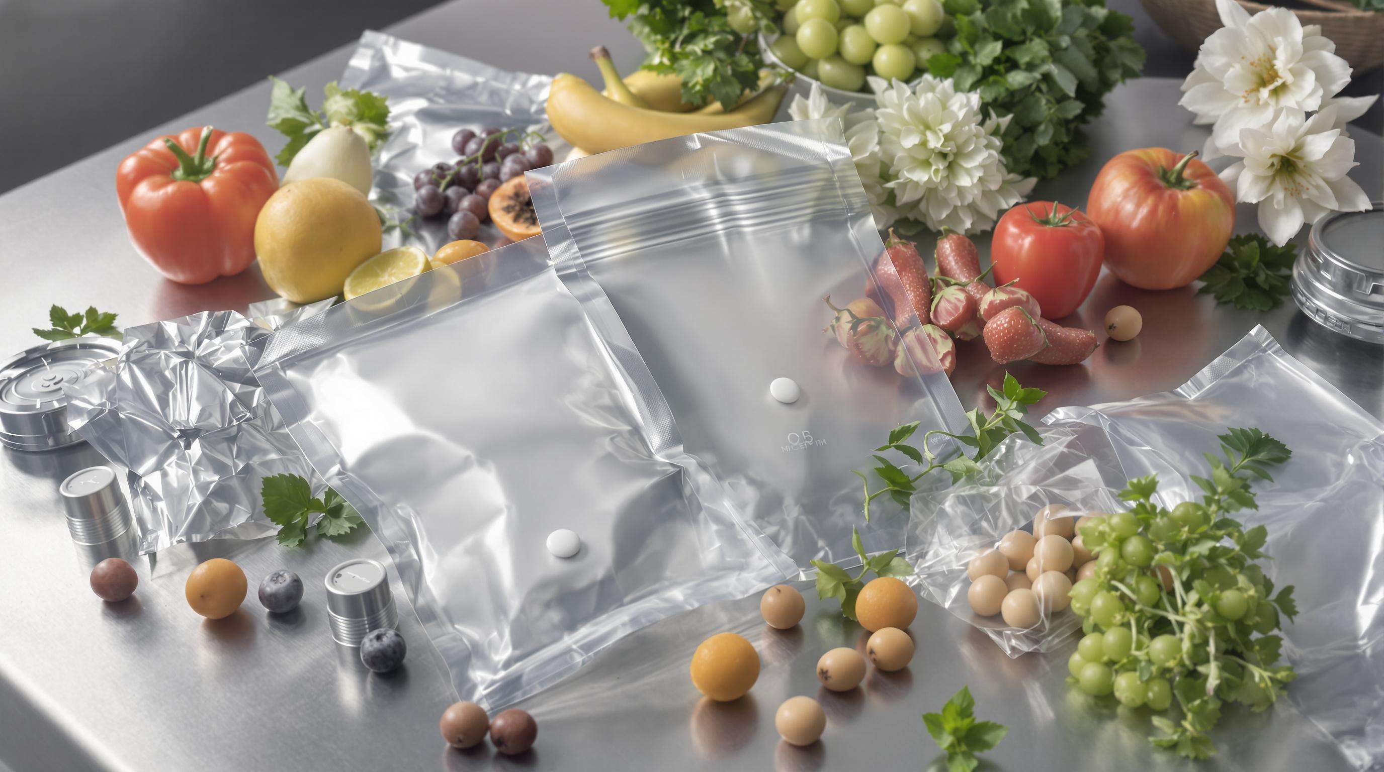 Innovative vacuum-sealed food packages with sensors and oxygen-absorbing film