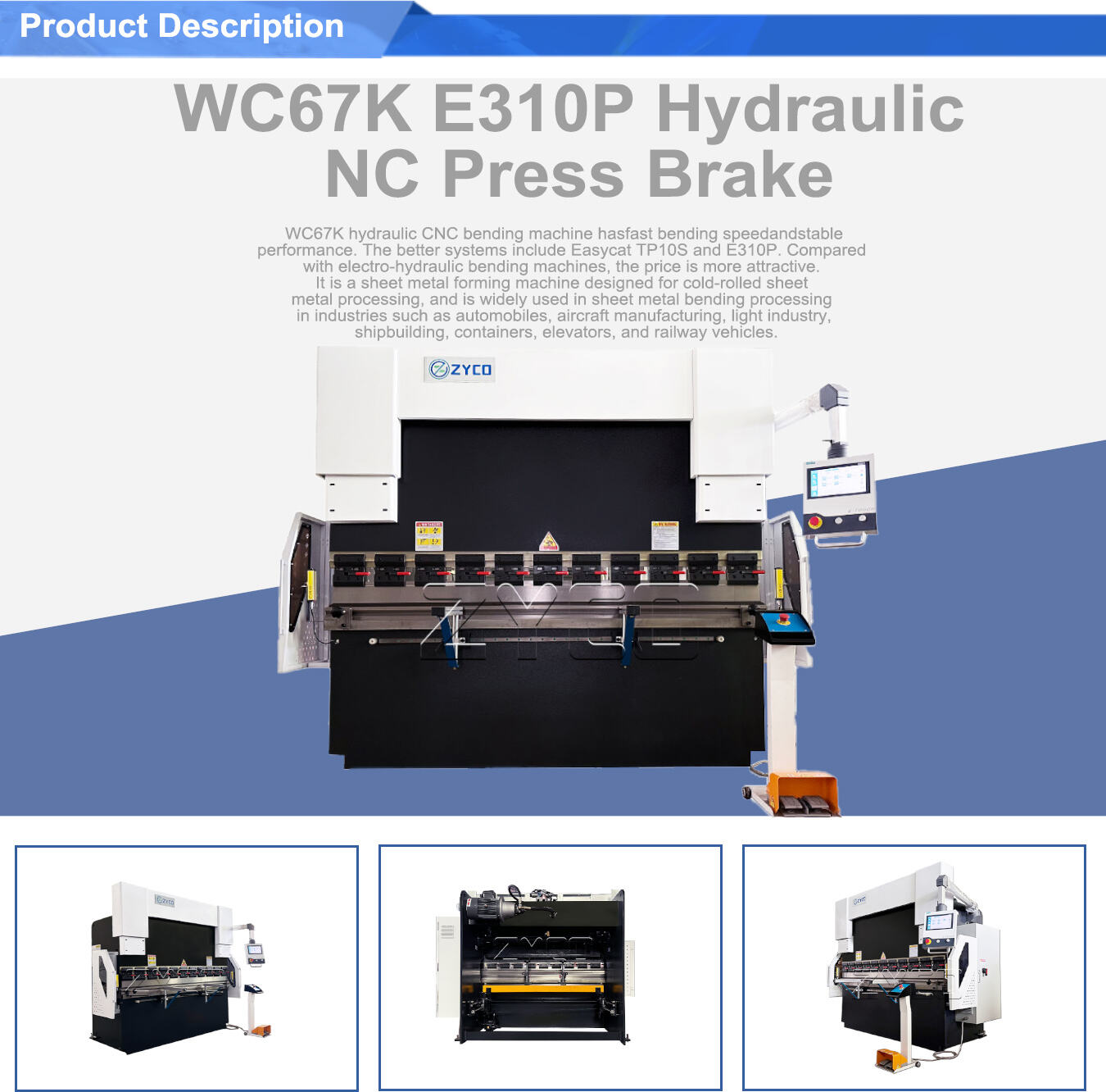 E310P CNC Press Brake factory
