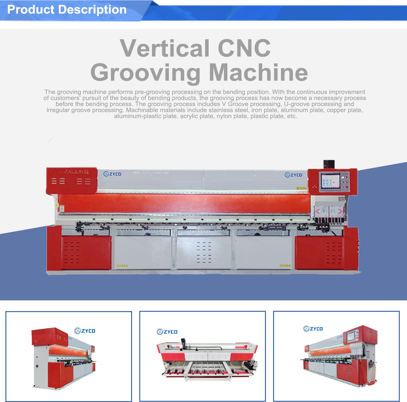 CNC Grooving Machine details