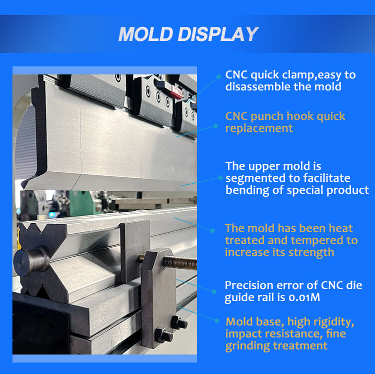 Détails de la presse plieuse CNC tandem DA53T