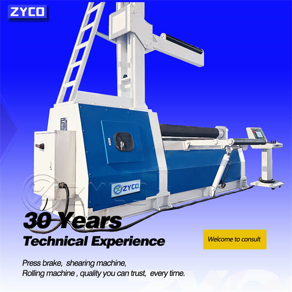 Utilization of CNC plate rolling machine