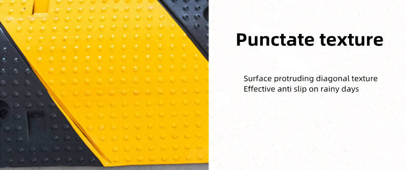 Flexible Rubber Material Highway Road Rubber Speed Bump factory