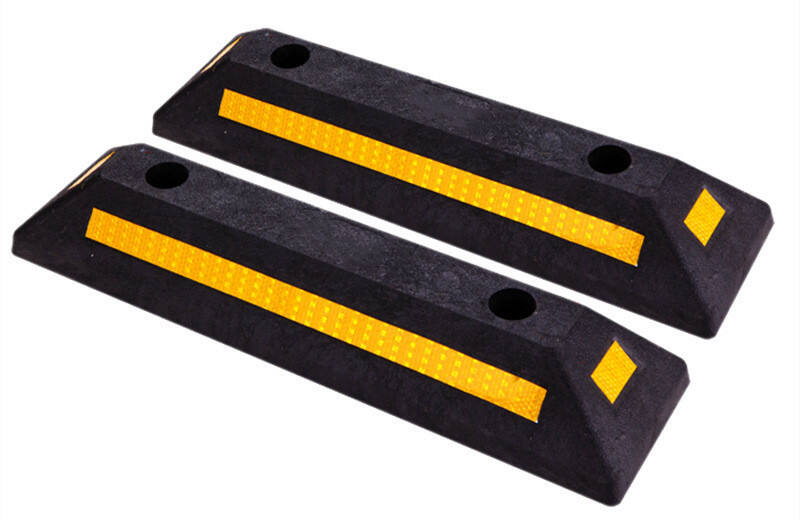 Automotive Car Wheel Stopper Rubber Parking Lot Equipment Parking Block Wheel Stop for Truck details
