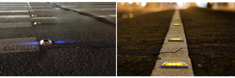 Plastic Cat Eye Road Stud Reflective Markers Raised Pavement Marker Road Stud manufacture