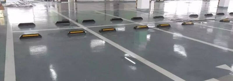 Automotive Car Wheel Stopper Rubber Parking Lot Equipment Parking Block Wheel Stop for Truck manufacture