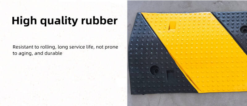 Flexible Rubber Material Highway Road Rubber Speed Bump factory