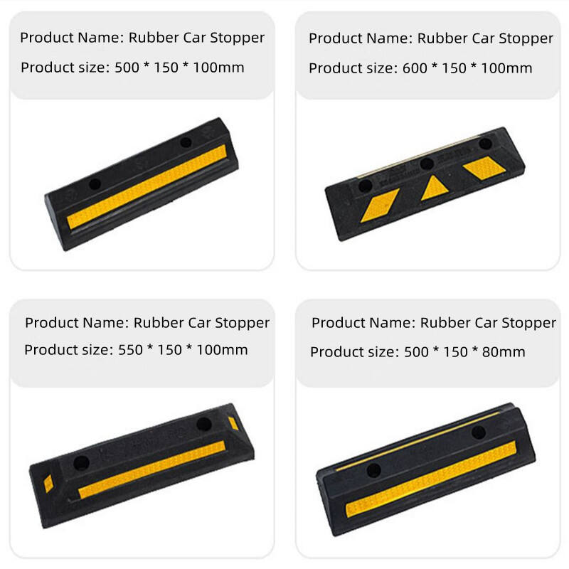 Flexible Rubber Material Highway Road Rubber Speed Bump factory