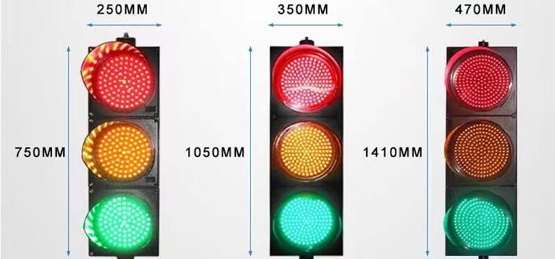 Traffic Mobile Portable Three-color Traffic Led Traffic signal Light details