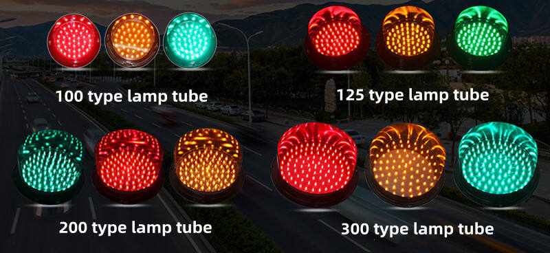 Yellow Red signal Led Traffic Light Lens 125mm manufacture