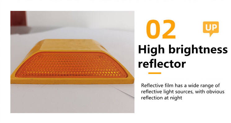 Plastic Cat Eye Road Stud Reflective Markers Raised Pavement Marker Road Stud manufacture