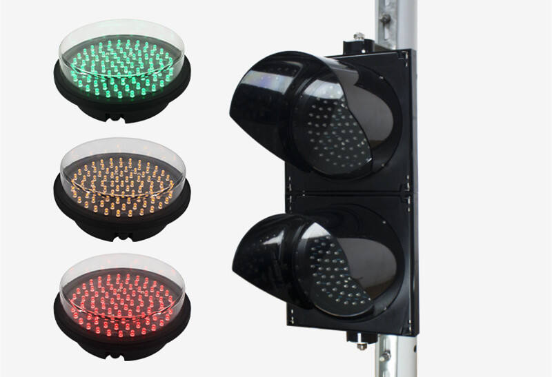 Yellow Red signal Led Traffic Light Lens 125mm manufacture